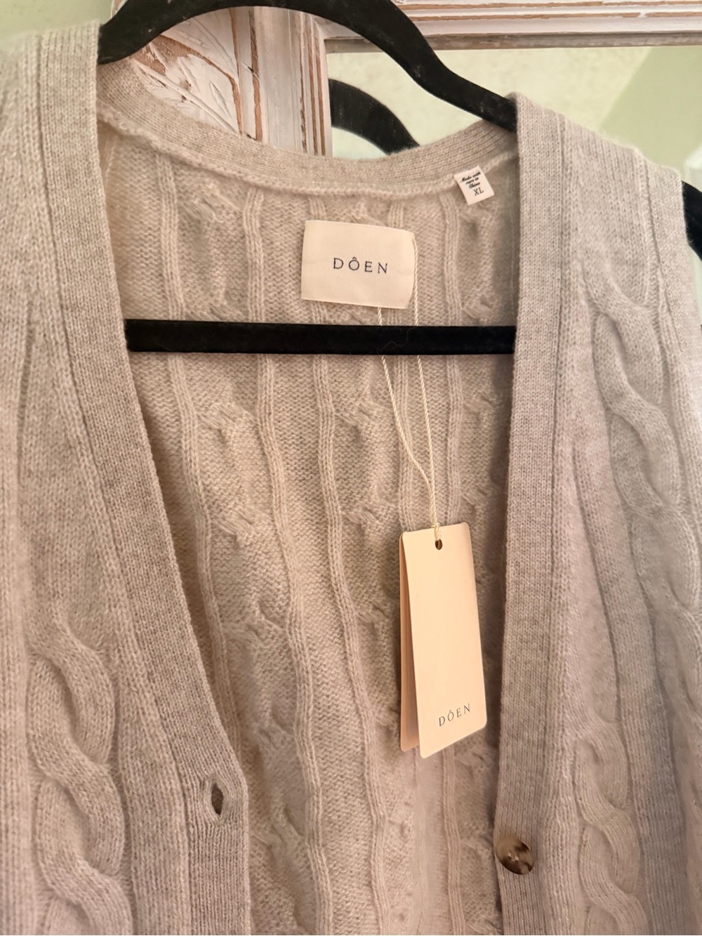 Alberta Cashmere Vest Cottage Doen - Picture 6 of 9